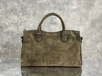 Image 4 of Balenciagà Suede City Bag