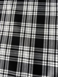 Black and White Tartan