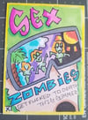 Sex Zombies Sketch Card Original Art by Samtron