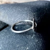 Image 2 of Handmade Sterling Silver Protective Eye Ring 