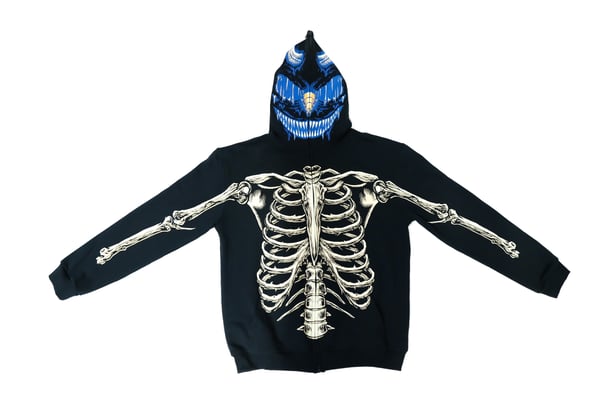 Image of Skeleton full zip up jacket