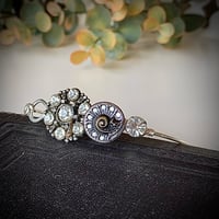 Image 2 of "Callista" Silver Button Bracelet