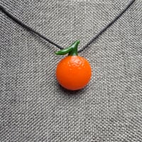 Fruit and Veggie Pendant 18 Orange