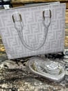 FF purse gray￼