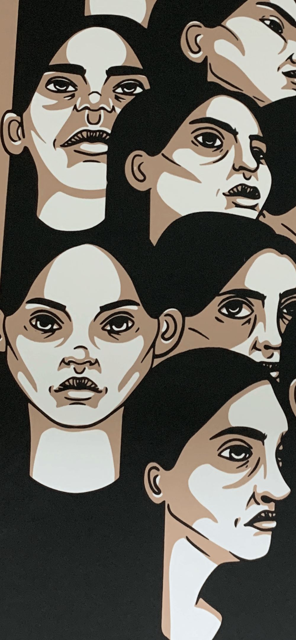 Tower of Heads Print