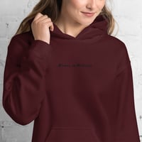 Image 7 of THE SIMPLE HOODIE - BLACK EMBROIDERY