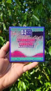 Image 1 of Swamphead Brewing "Strawberry Currents" Craft Coaster 