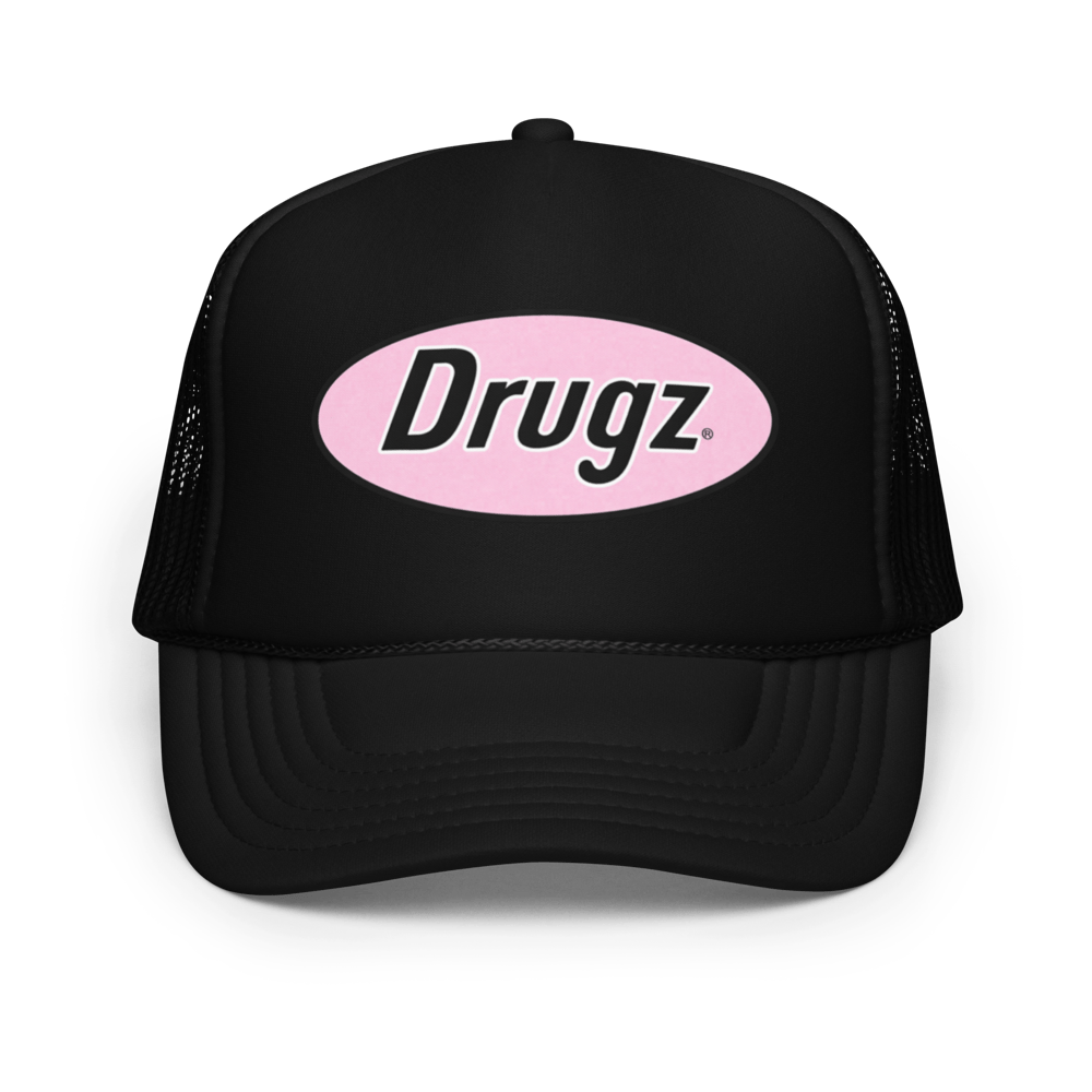Image of DRUGZ® - Logo Trucker Hat (PINK/BLACK)