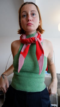Image 3 of THE AGNES TRIANGLE SCARVES