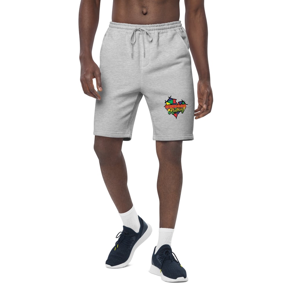 Image of Men's Tender Heart Fleece Shorts 