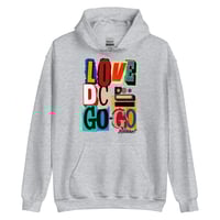 Image 1 of LOVE DC GOGO "DROP OFF" Gray Hoodie by Mitchcraft