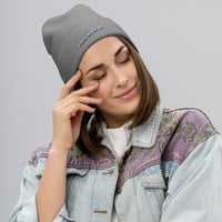 Image 3 of Check Your Gut -- Embroidered Beanie