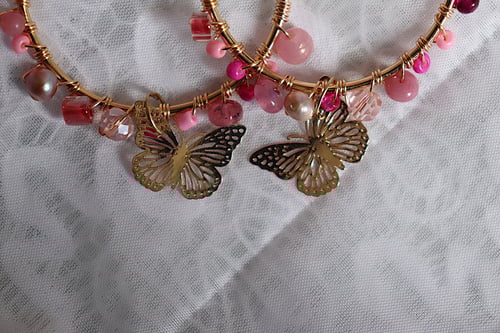 Image of Butterfly Hoops 