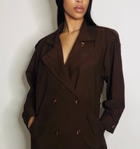Image 3 of Gallery Double-Breasted Trench Coat