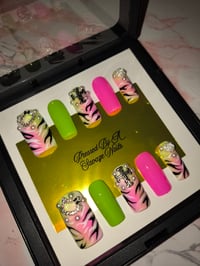 Image 1 of Pink and Green Set