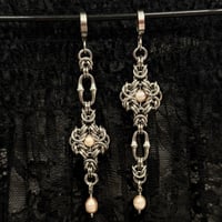 Image 1 of Pinky Pearls Earrings