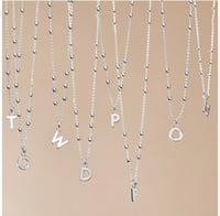 Image 1 of A Little Alphabet Necklace in Silver Plated - Joma Jewellery
