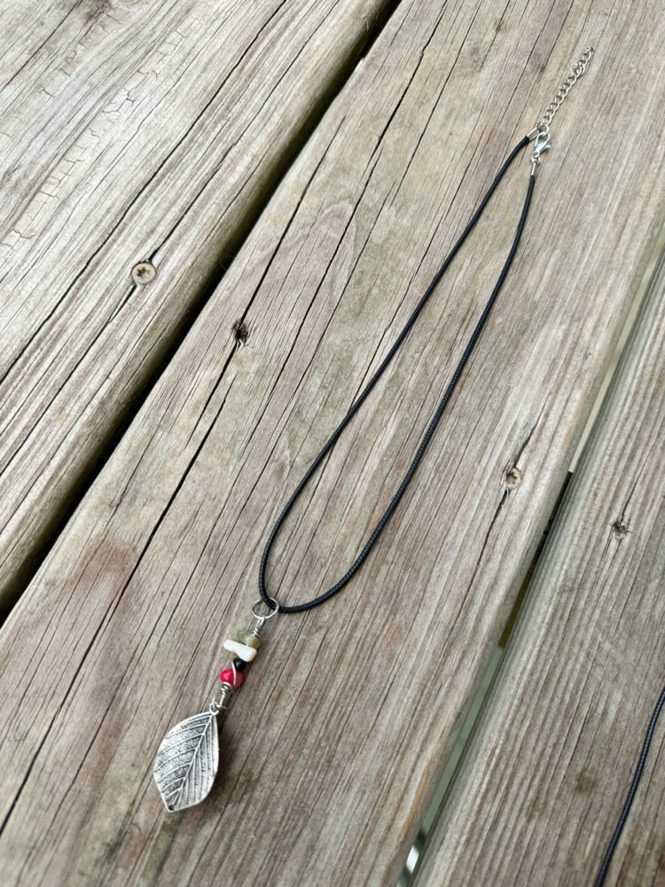 Image of Free Palestine Necklace (Leaf 7)