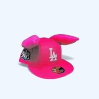 Image 4 of Hot Pink Dodgers Fitted