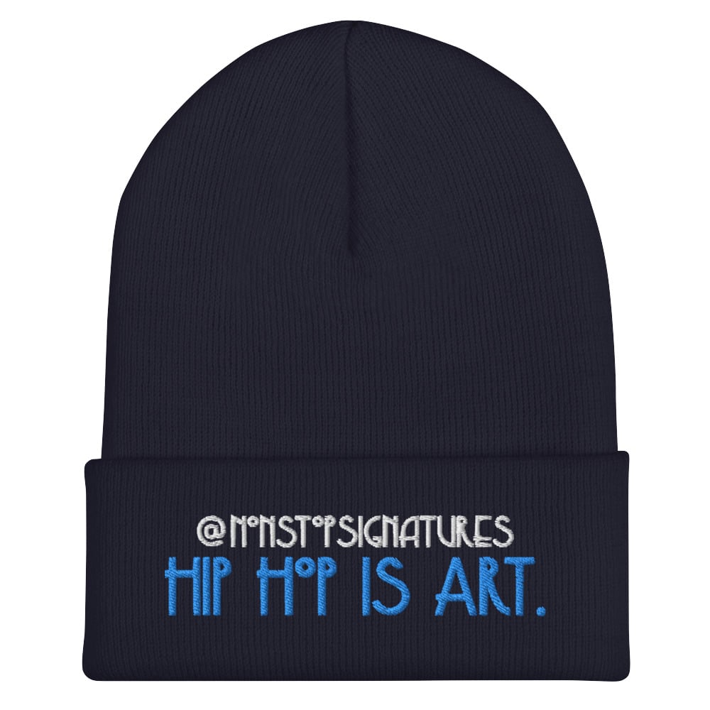 “Hip Hop is Art.” Nonstop Signatures Exclusive Beanie
