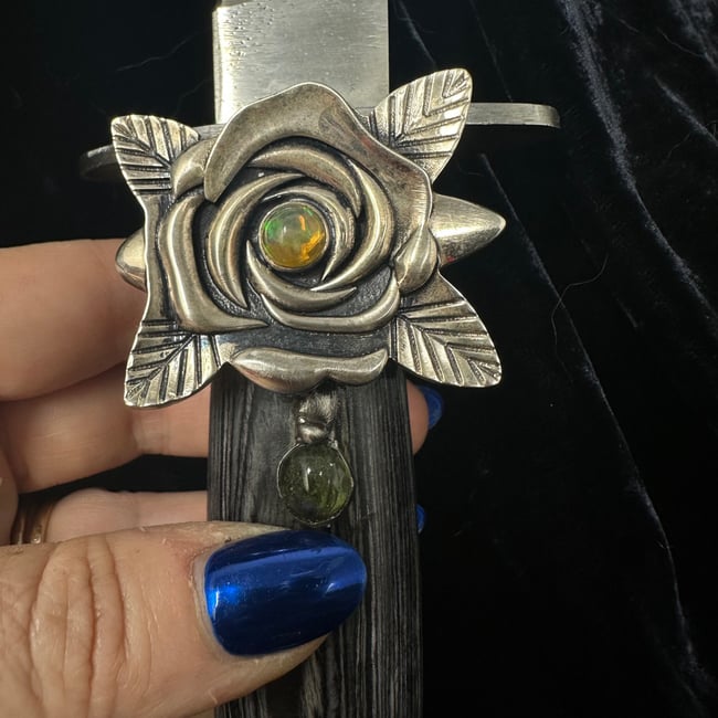 Opal Rose WoodHenge Athame 