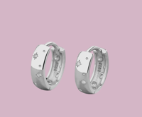 Emily Silver Hoop