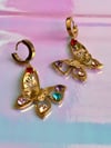 BUTTERFLY GEM EARRINGS 
