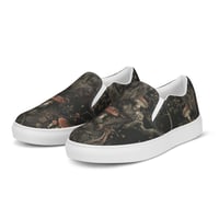 Image 4 of Grunge Style Nature Inspired Mushrooms/Fungus Men’s slip-on canvas shoes