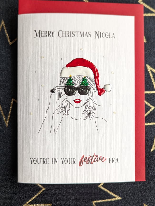 Taylor Swift Christmas Cards