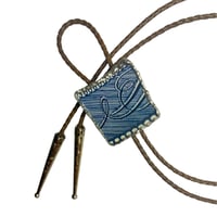 Image 2 of Blue Porcelain Bolo Tie