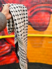 Image 1 of Sand With Black Tassel Keffiyeh
