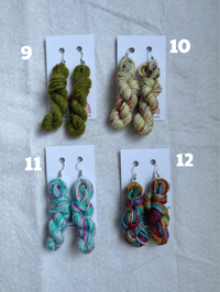 Image 4 of naima (yarn hank earrings)