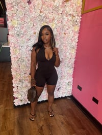 Image 2 of black shorts jumper