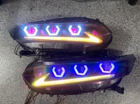 Image 4 of Honda Accord 2018-2022 Lexus Headlight with Hex Style 