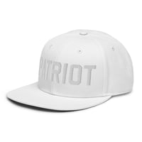 Image 12 of PATRIOT Red and White Snapback Hat from PatriotsCo.com