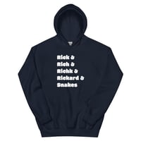 Image 2 of Rick & Rich & Richk & Rickard & Snakes Unisex Hoodie