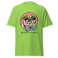 Image 1 of ADULT TEE- Rainbow Toby Pug