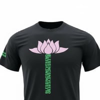 Image 4 of BNE Lotus Flower Tee (black)