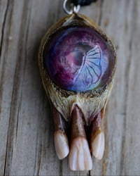 Image 5 of Nebula and bone pendant 