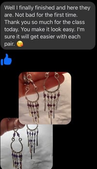 Image 4 of Pre-Recorded Chandelier Earring Making Class