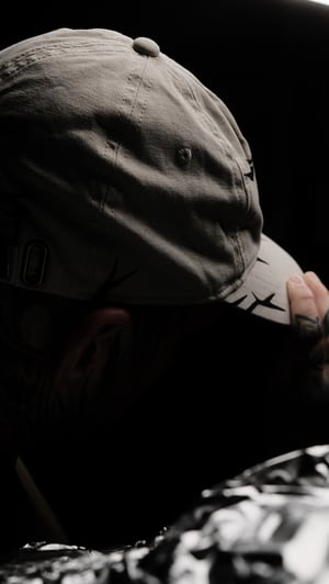 Image of Thorns handpainted cap