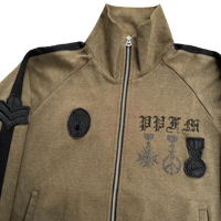 Image 2 of '06 PPFM Army Patch Track Jacket - L 
