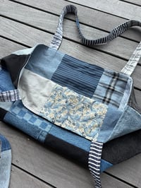 Image 2 of Recycled Denim Tote Bag 