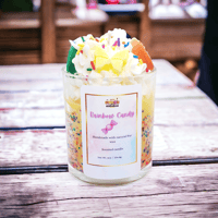 Image 5 of Rainbow Candy Dessert Candle, 8oz Candle