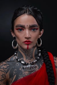 Image 1 of Zahra Silver Necklace 