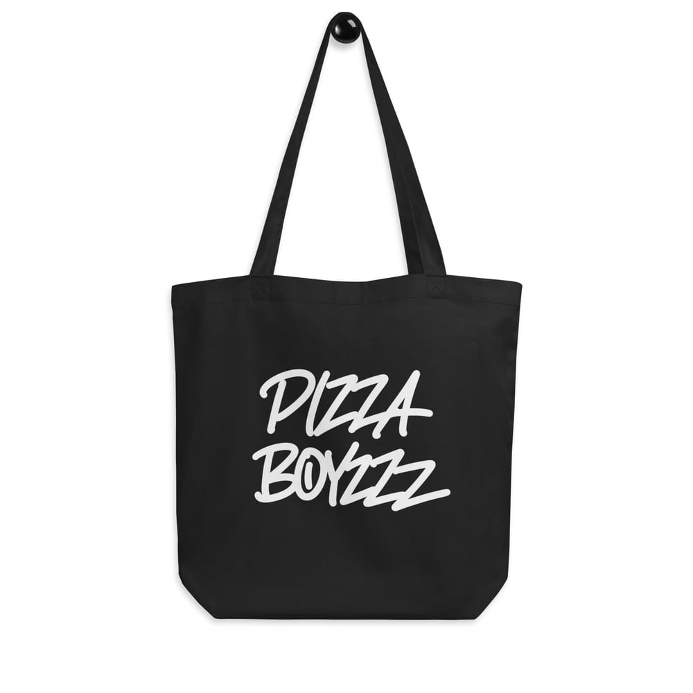 Image of PIzzaboyzzz front logo Eco Tote Bag
