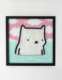 Image 1 of Secretly peeing cat