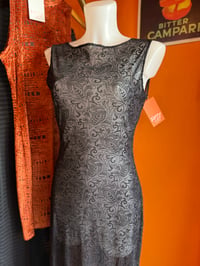 Image 2 of Sheer Paisley Maxi Slip Dress S/M