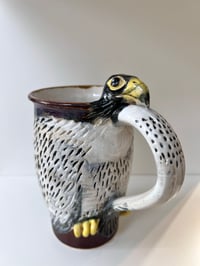 Image 1 of Ceramic Falcon Mug- Elizabeth Paxson
