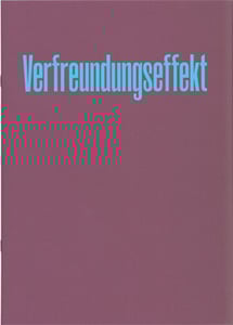 Image of Verfreundungseffekt Vol. 1
